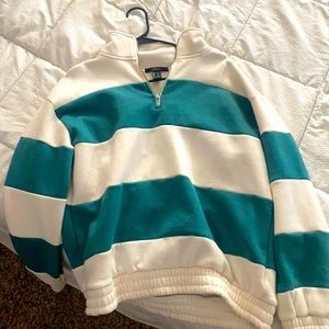 Size small sweater from forever 21 tiny makeup stain on shoulder .